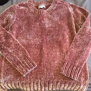 Extremely soft pink sweater
